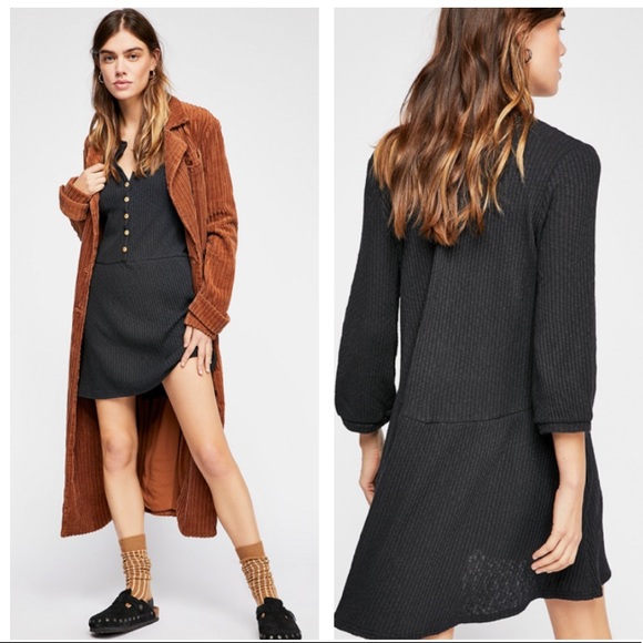 Free People Dresses & Skirts - Free People Beach  Blossom Button Up T Shirt Dress